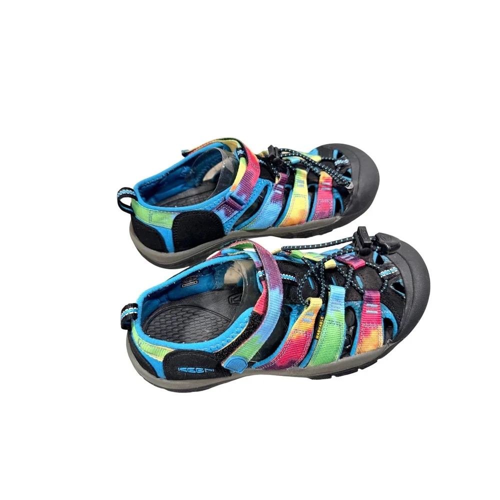 Keen Newport H2 Water‎ Sandals Rainbow Tie Dye Kids Size 5 Youth US